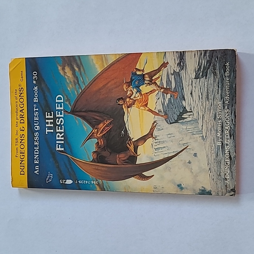 The Fireseed- Vintage Dungeons & Dragons Ednless Quest Book by Morris Simon #30